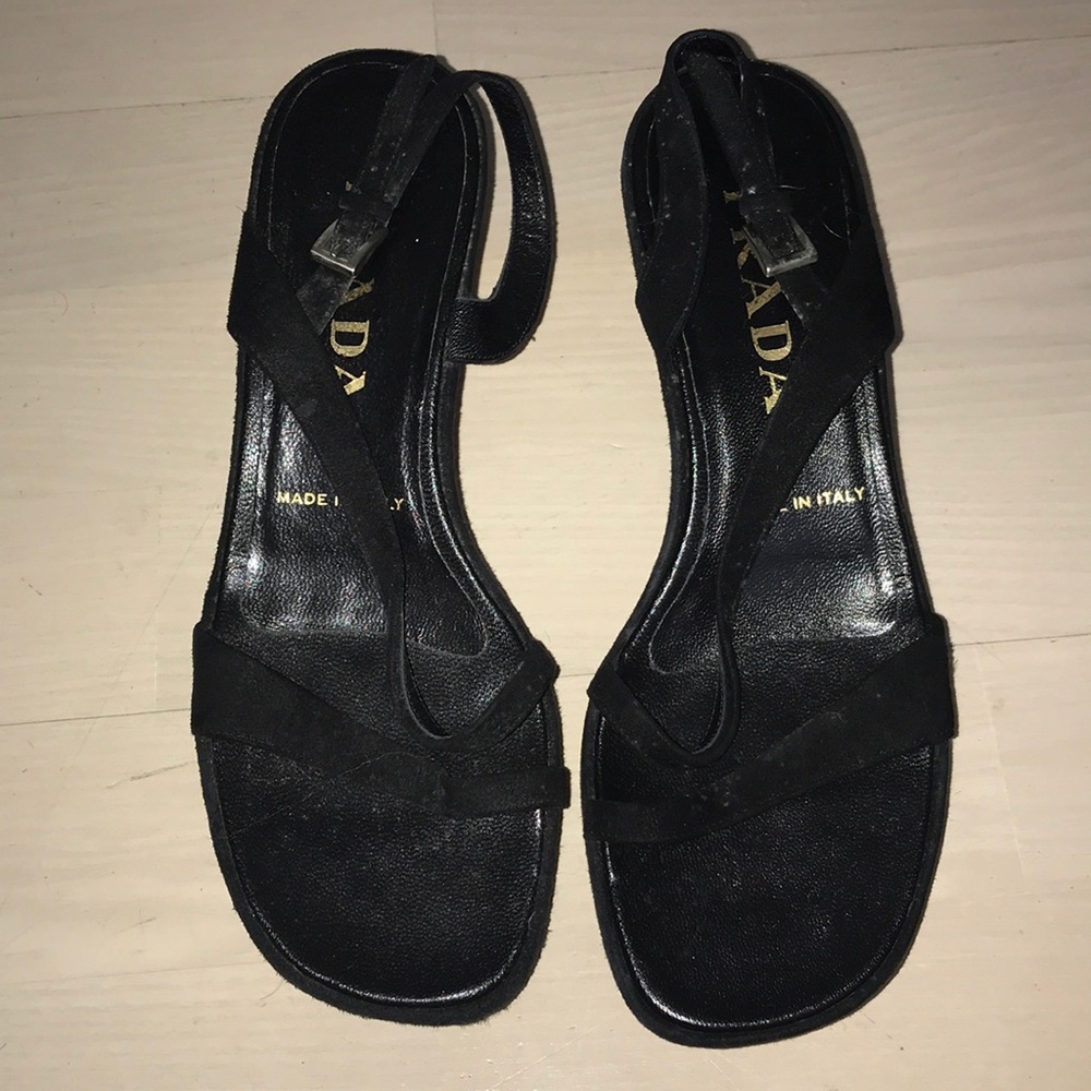 Prada Suede Sandals
